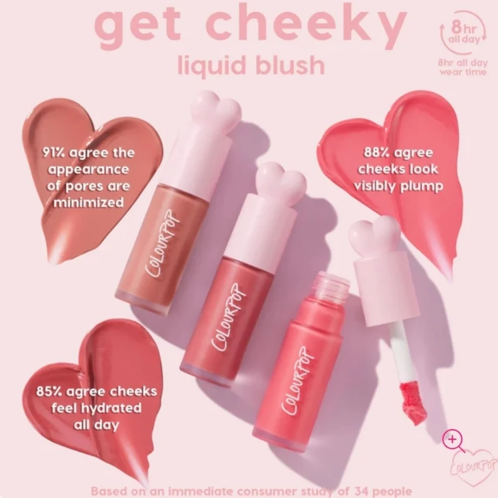 Colourpop Weightless Liquid Blush: She's Cute (Warm Rosy Berry), NIB